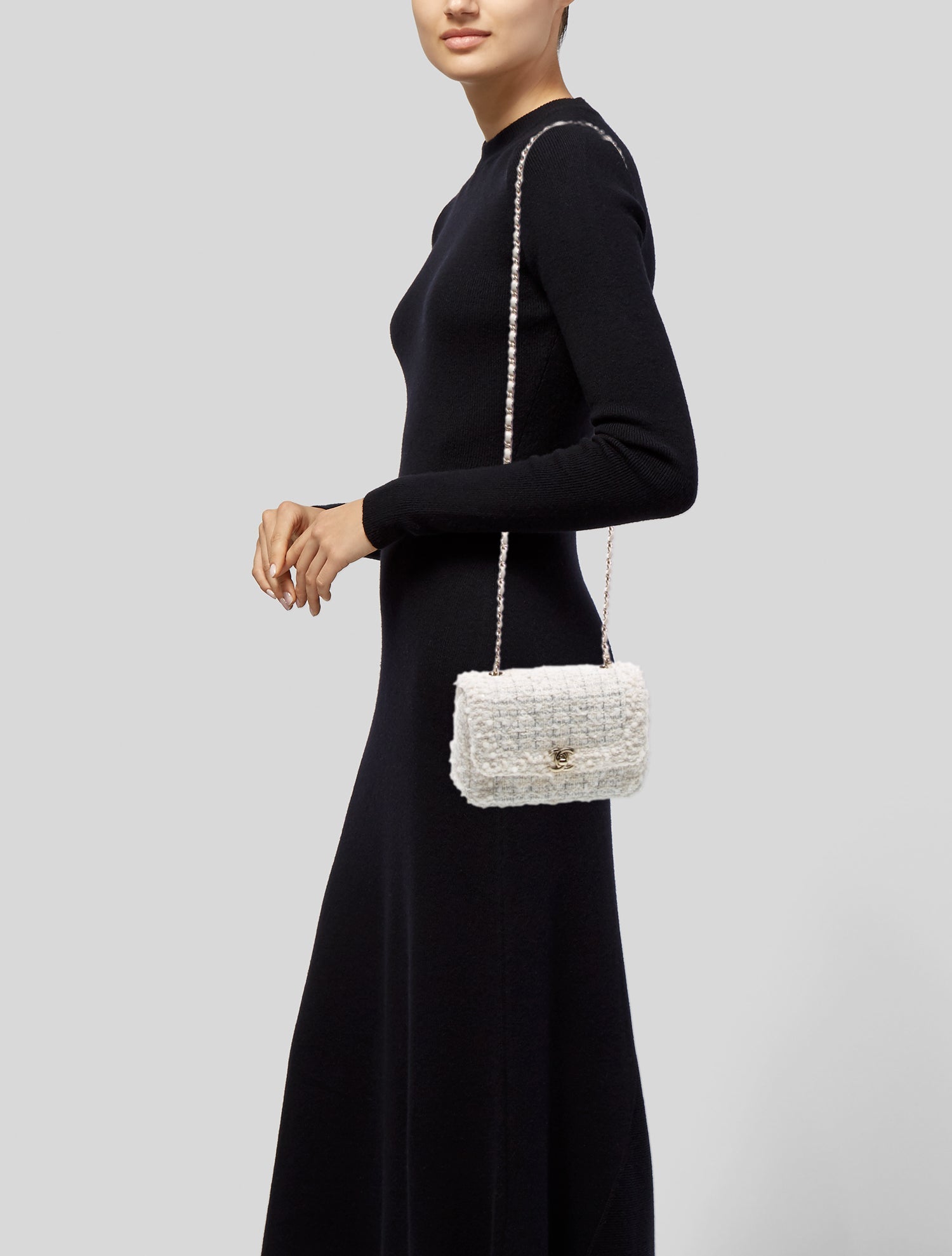 Chanel Tweed Flap Bag