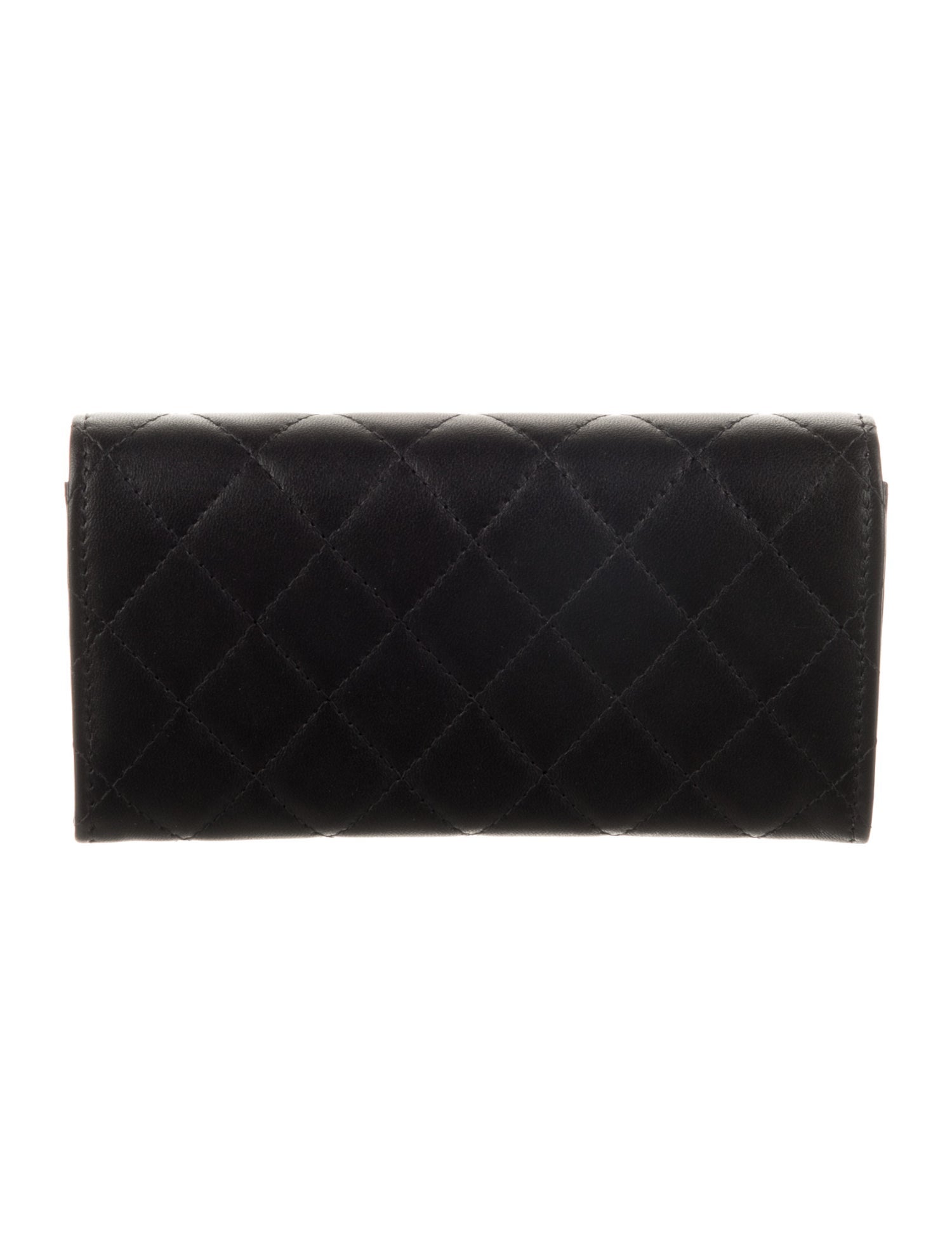 Chanel 2023 Interlocking CC Logo Continental Wallet