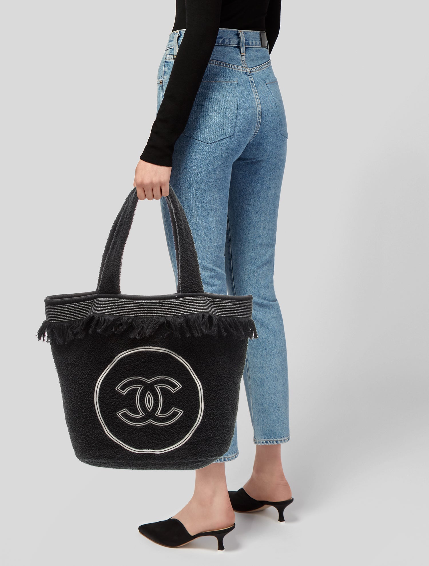 Chanel 2022 CC Terry Beach Tote Set