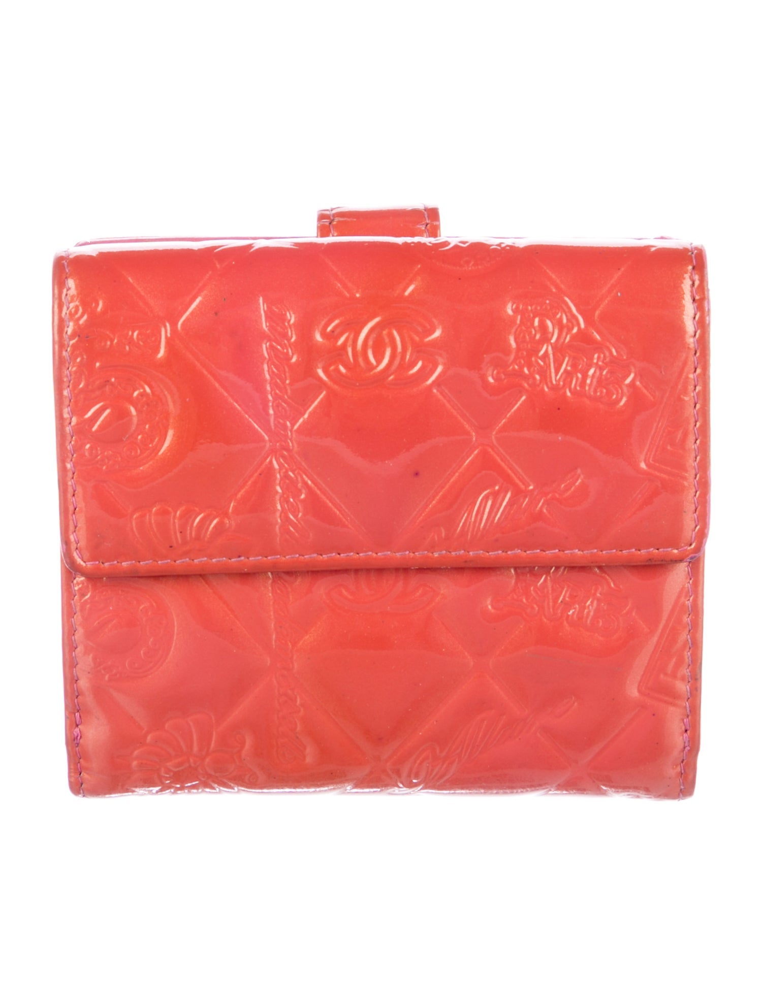 Chanel 2010-2011 Precious Symbols Compact Wallet French Purse