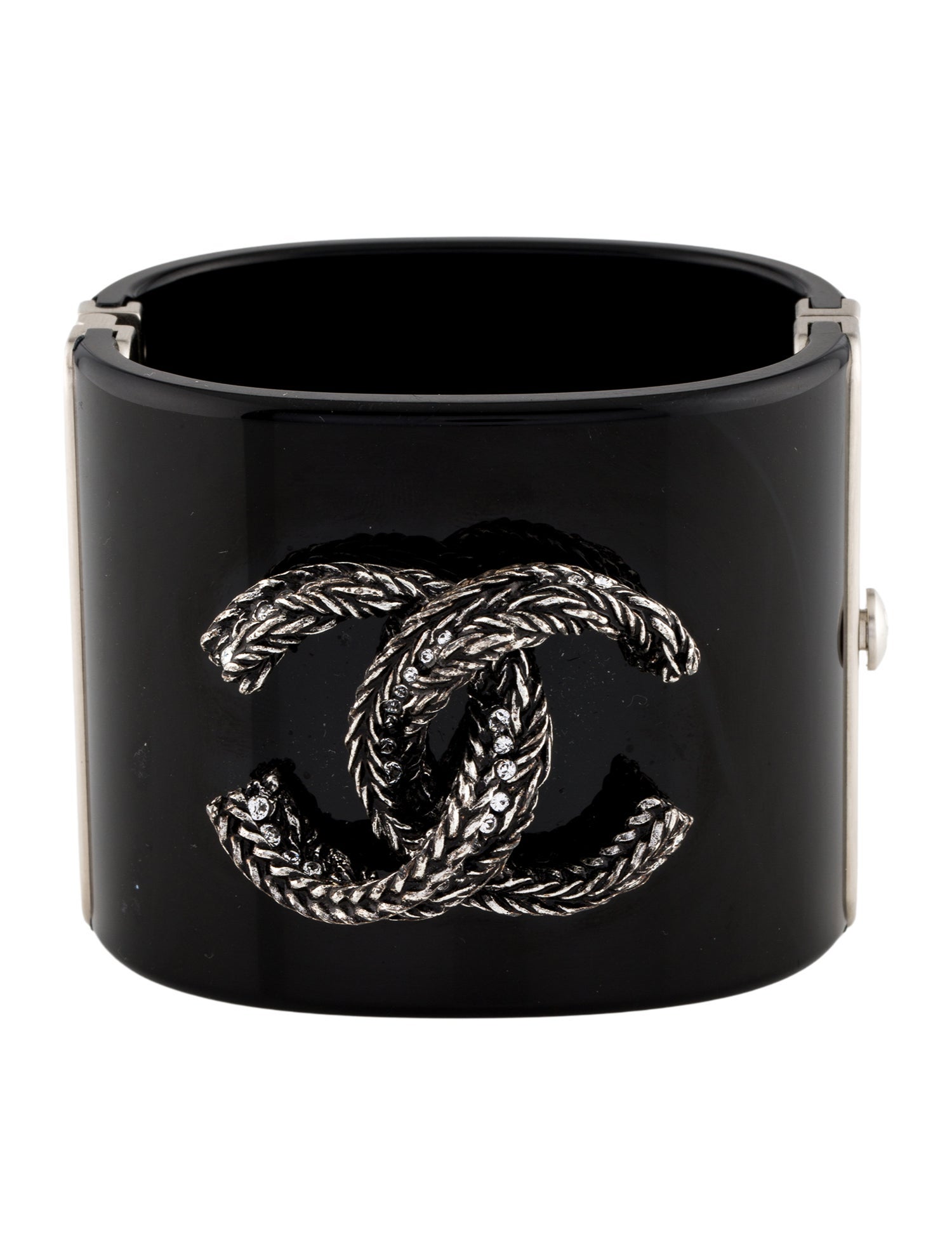 Chanel Resin & Strass CC Bracelet