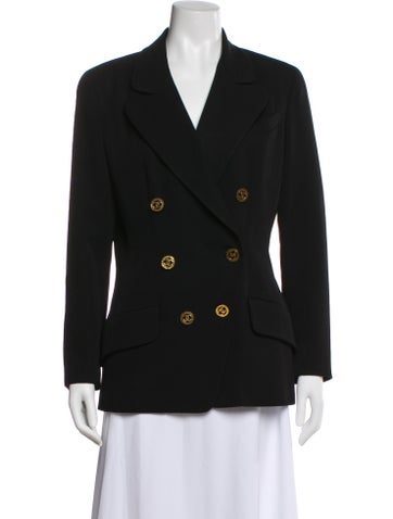 Pre-owned Chanel Vintage 1993 Blazer In Blue