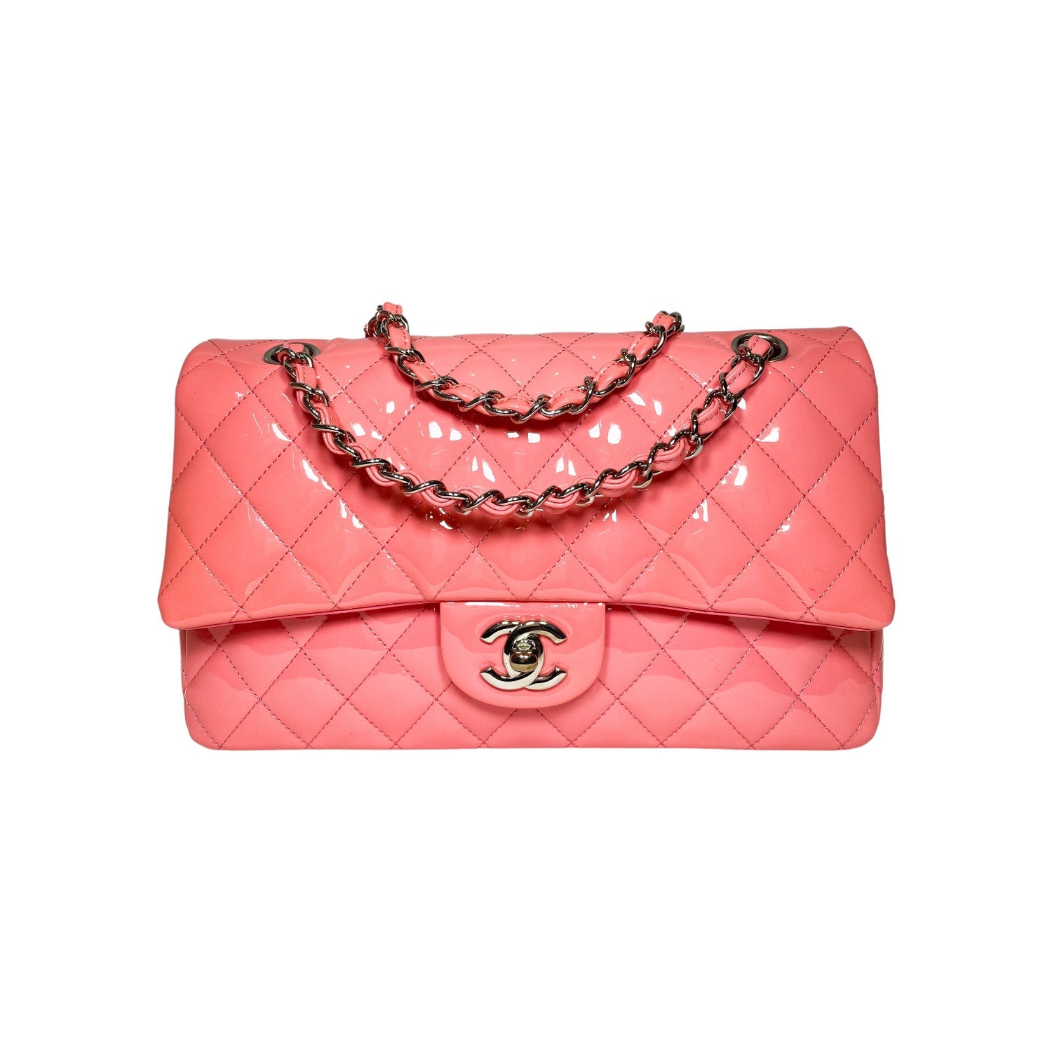 Chanel Leather Double Flap Bag Medium