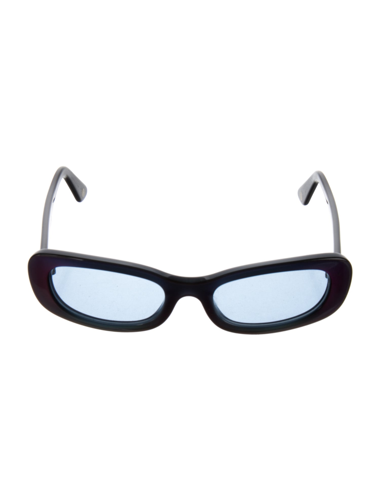 Chanel Interlocking CC Logo Narrow Sunglasses