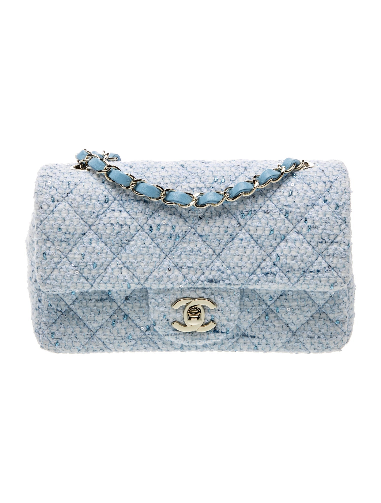 Chanel Classic Tweed Rectangular Mini Flap Bag