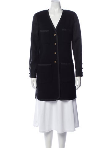 Pre-owned Chanel Vintage 1994 Evening Jacket In Black