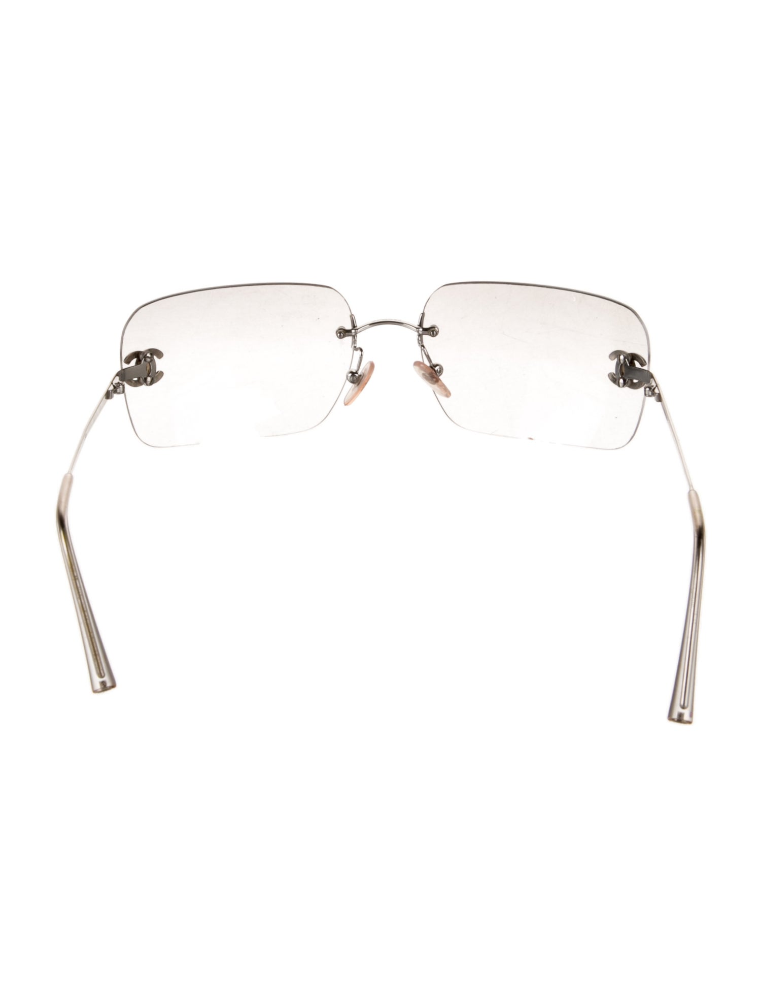 Chanel Interlocking CC Logo Shield Sunglasses