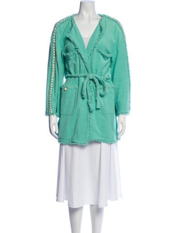 Pre-owned Chanel 2014 Jacket In Green