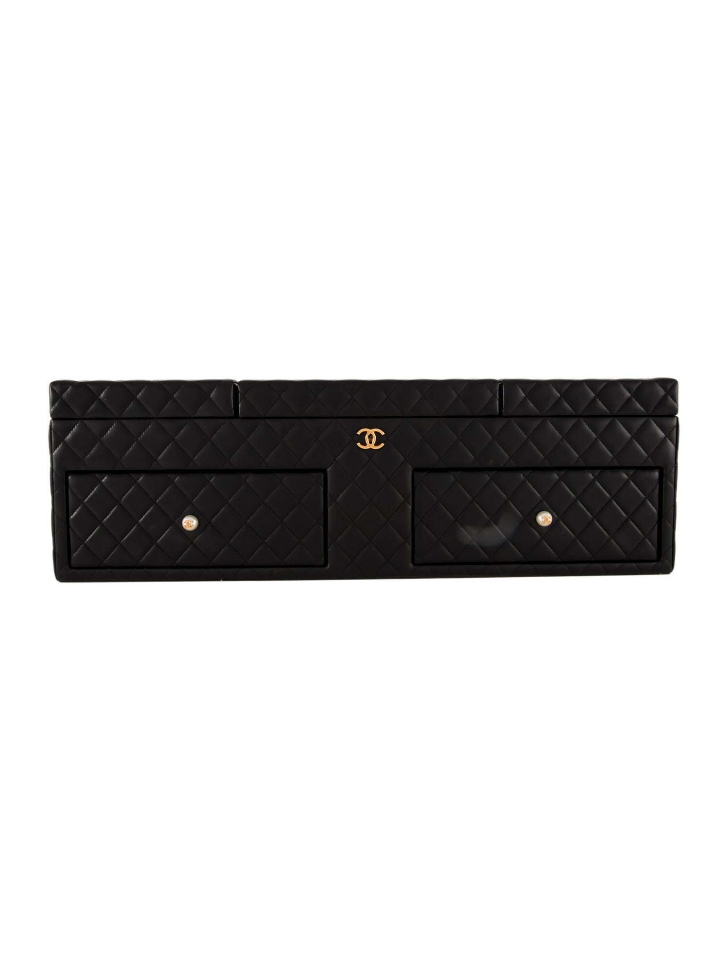 Chanel Quilted Lambskin Jewelry Decor Case