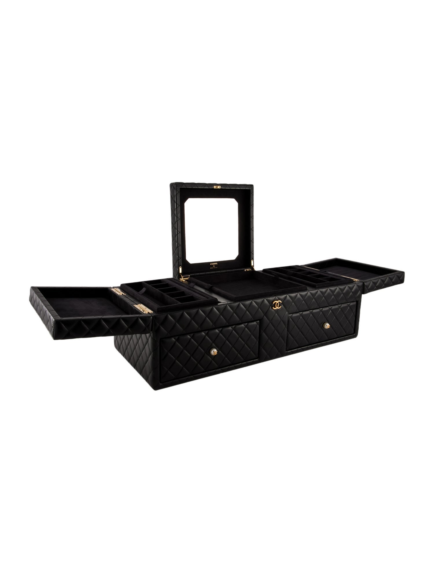 Chanel Quilted Lambskin Jewelry Decor Case