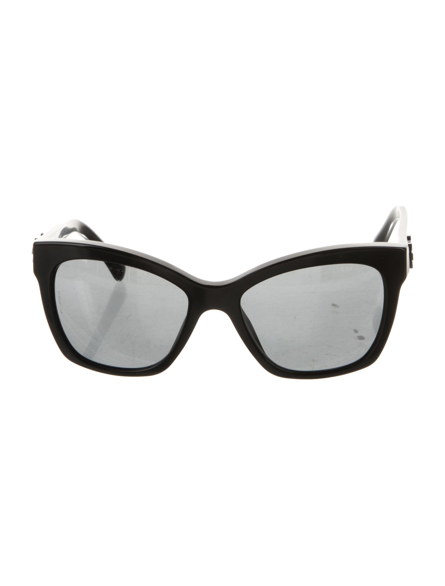 Chanel Boy Brick Interlocking CC Logo Sunglasses