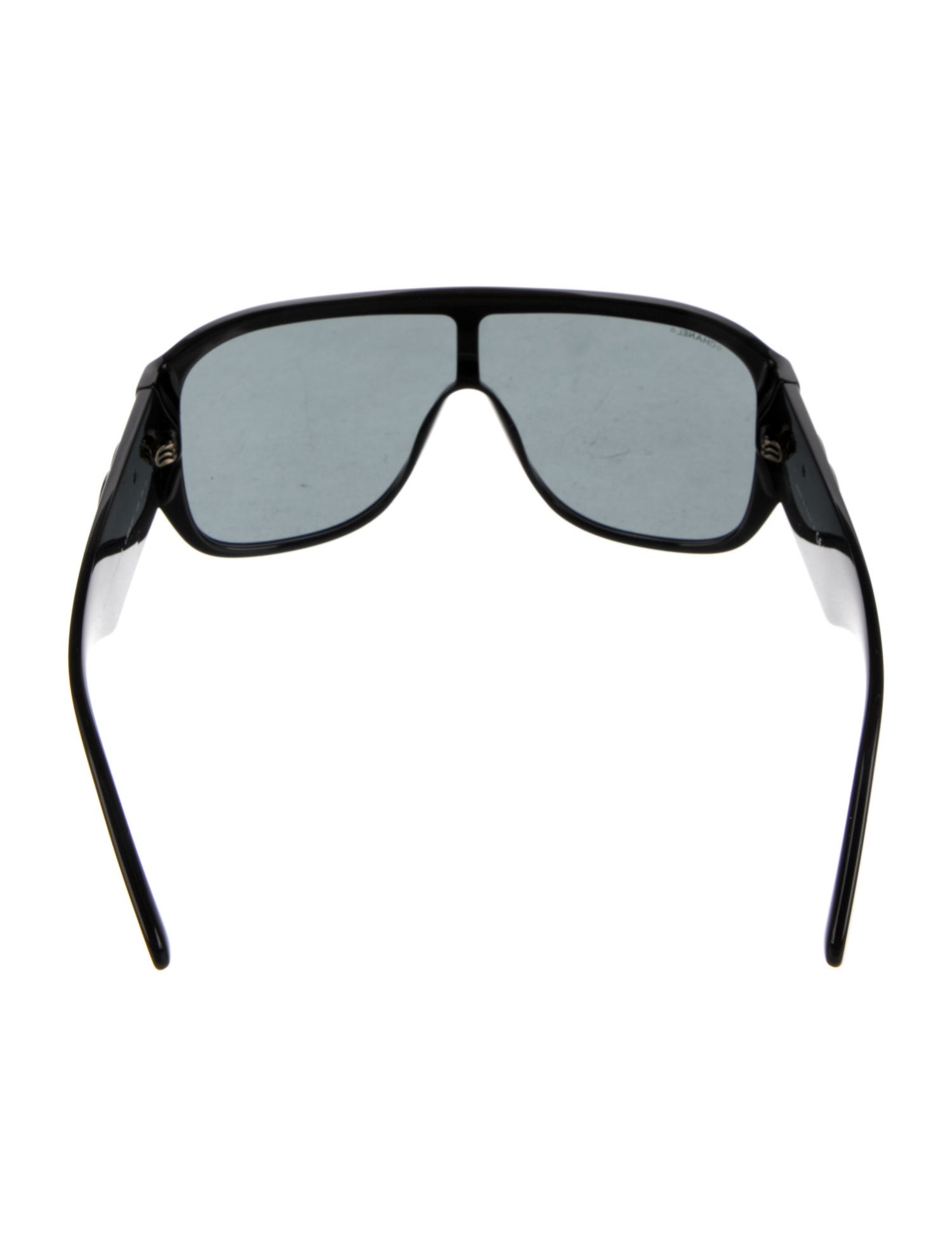 Chanel Interlocking CC Logo Shield Sunglasses