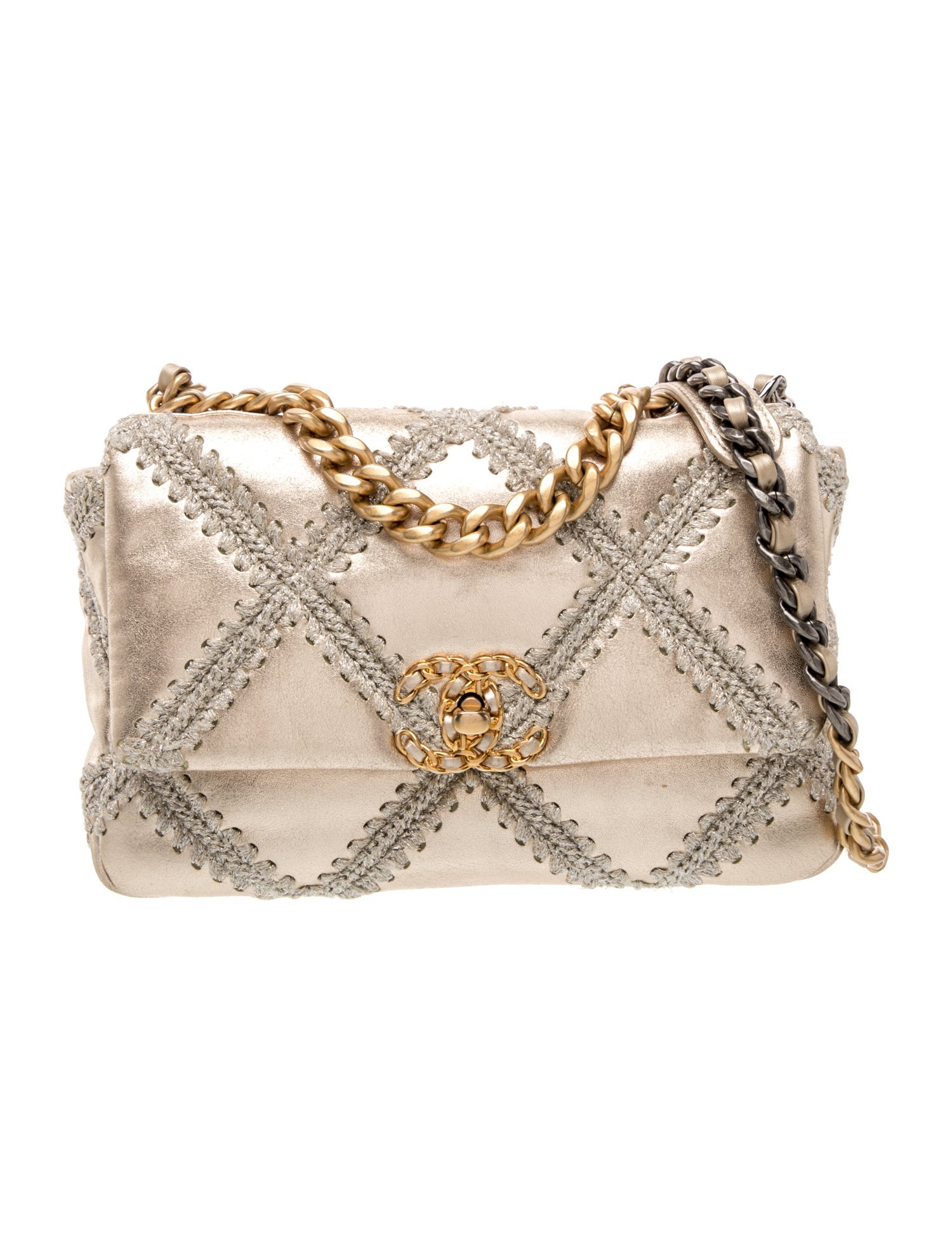 Chanel Medium Crochet 19 Flap Bag
