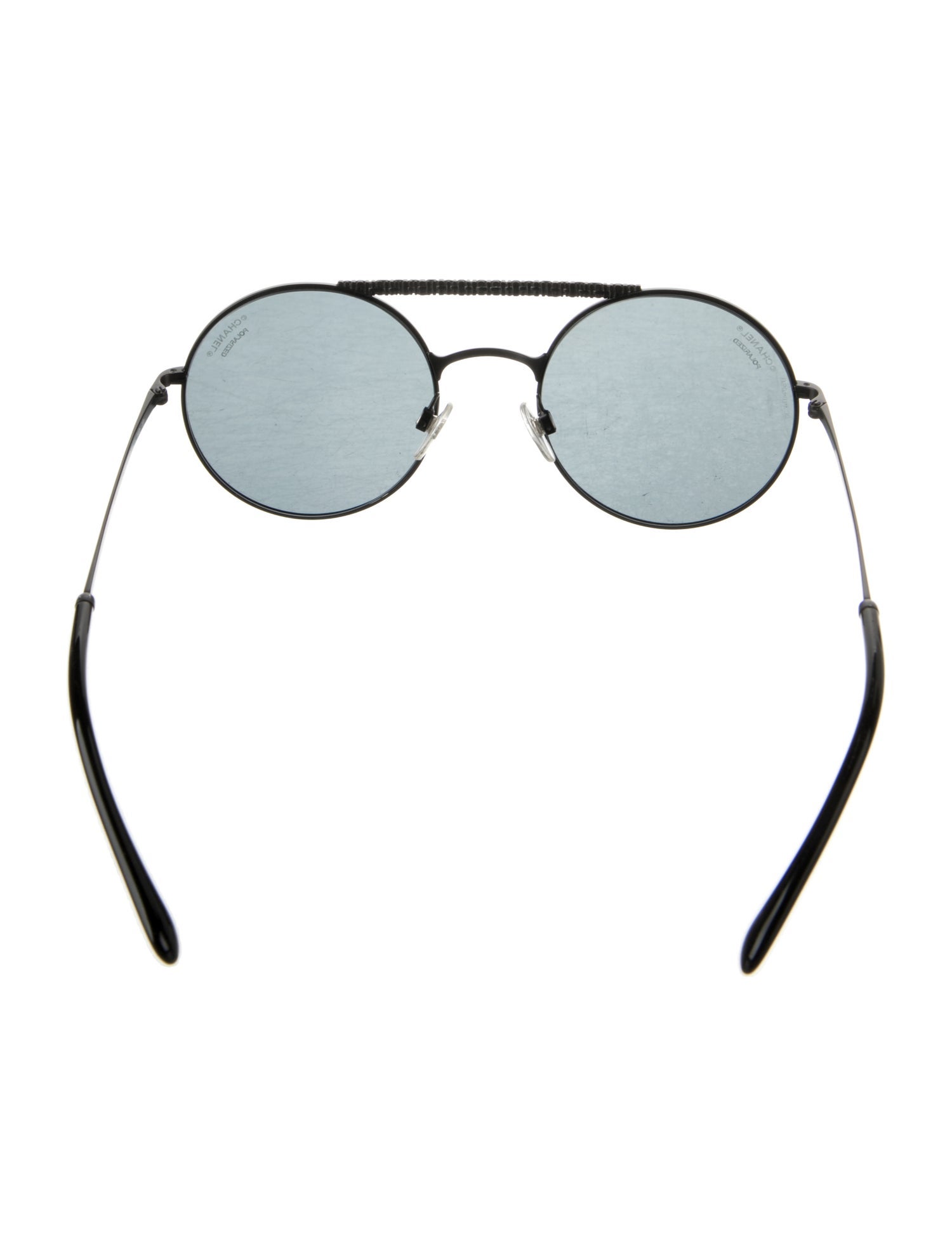 Chanel Interlocking CC Logo Round Sunglasses