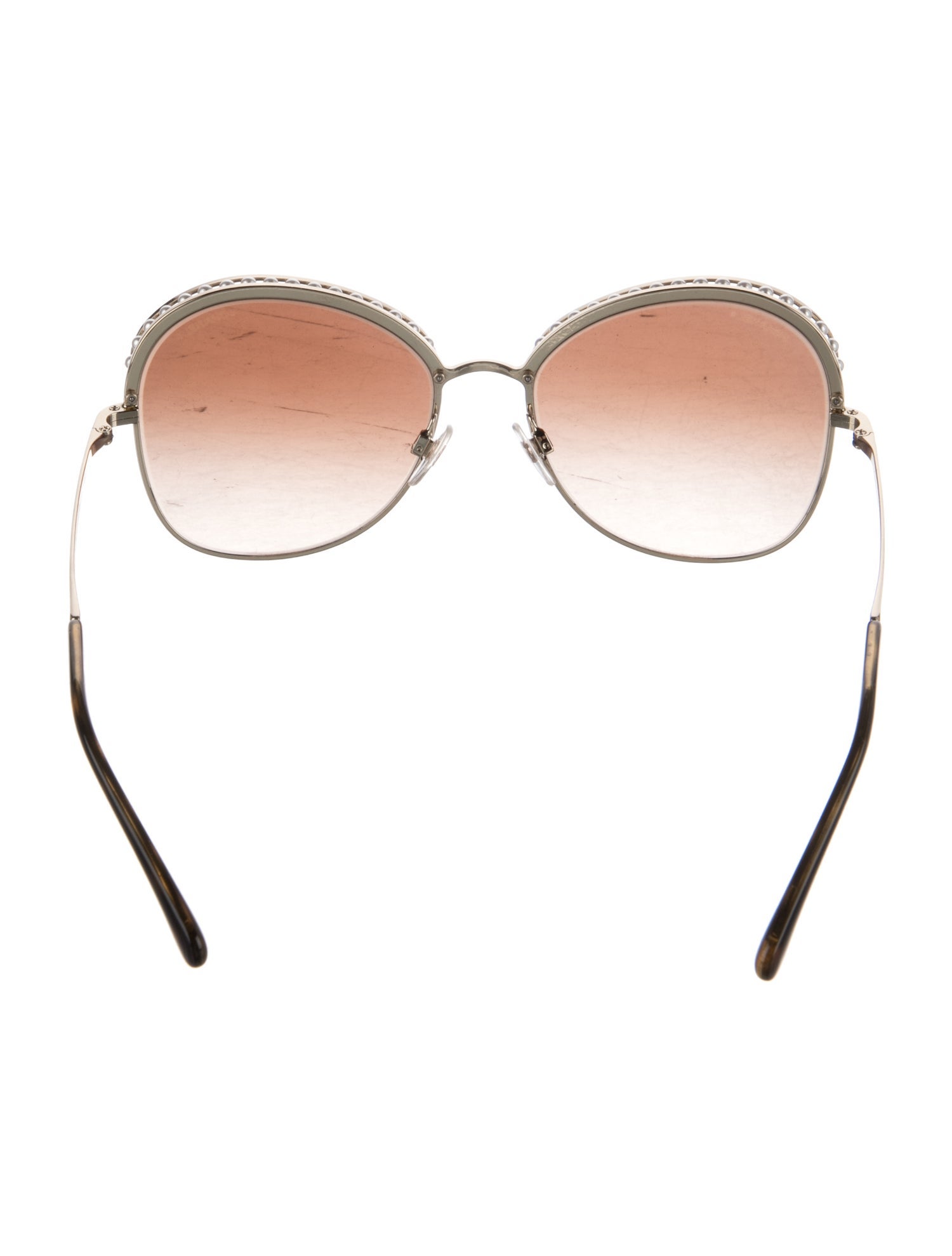 Chanel Interlocking CC Logo Oversize Sunglasses