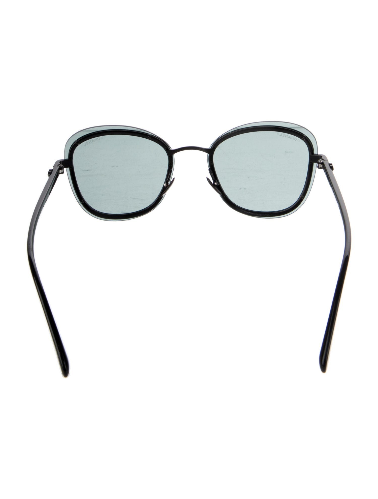 Chanel Interlocking CC Logo Round Sunglasses