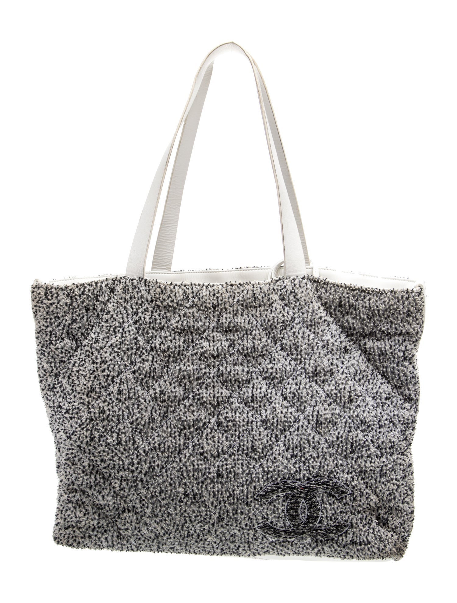 Chanel Terry Cloth CC Beach Tote w/ Pouch