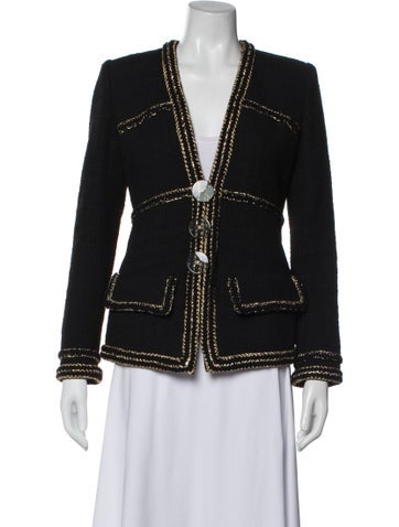 Pre-owned Chanel 2017 Wool Blazer In Multi