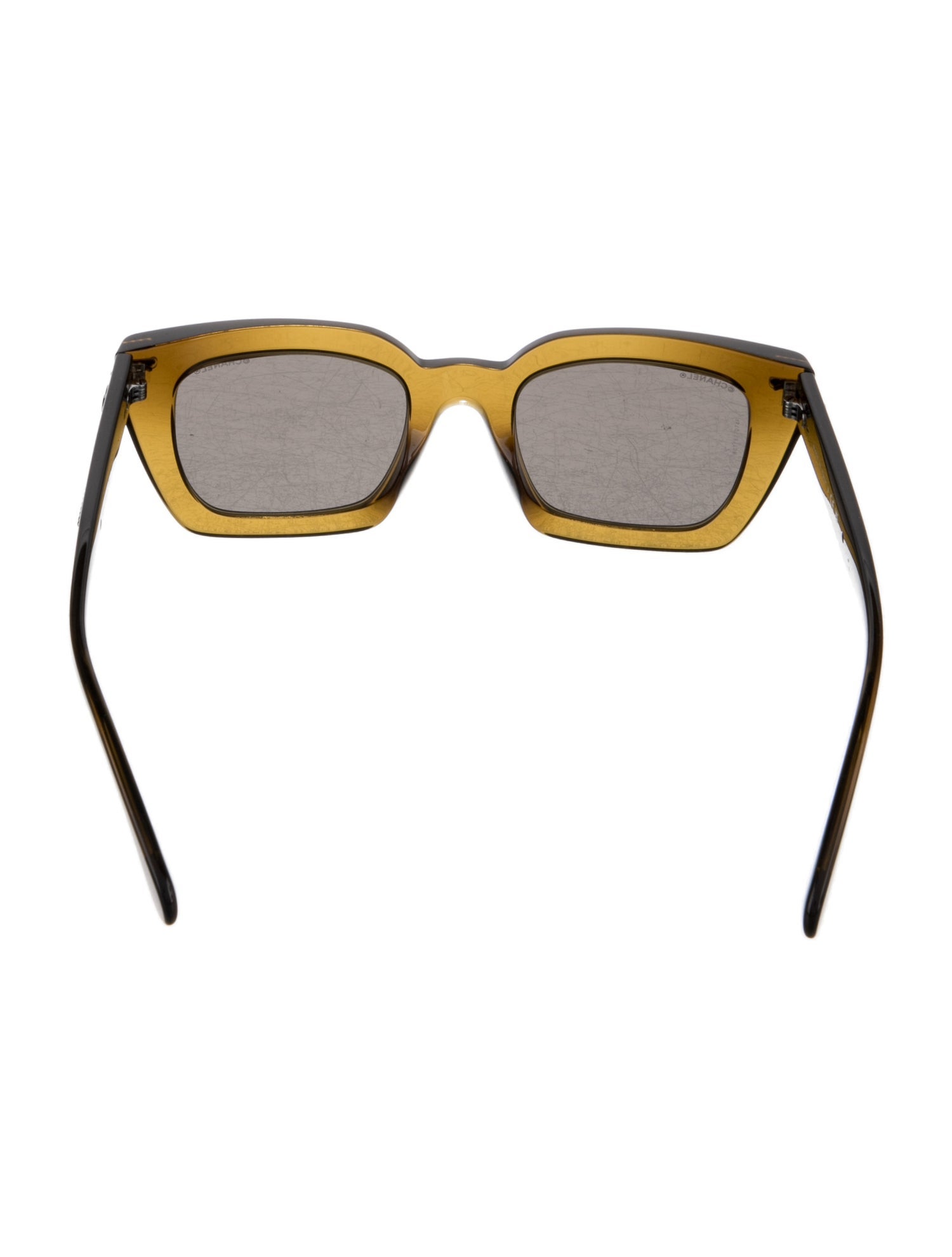 Chanel Interlocking CC Logo Square Sunglasses