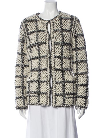 Pre-owned Chanel 2019 Wool Evening Jacket In Neutral