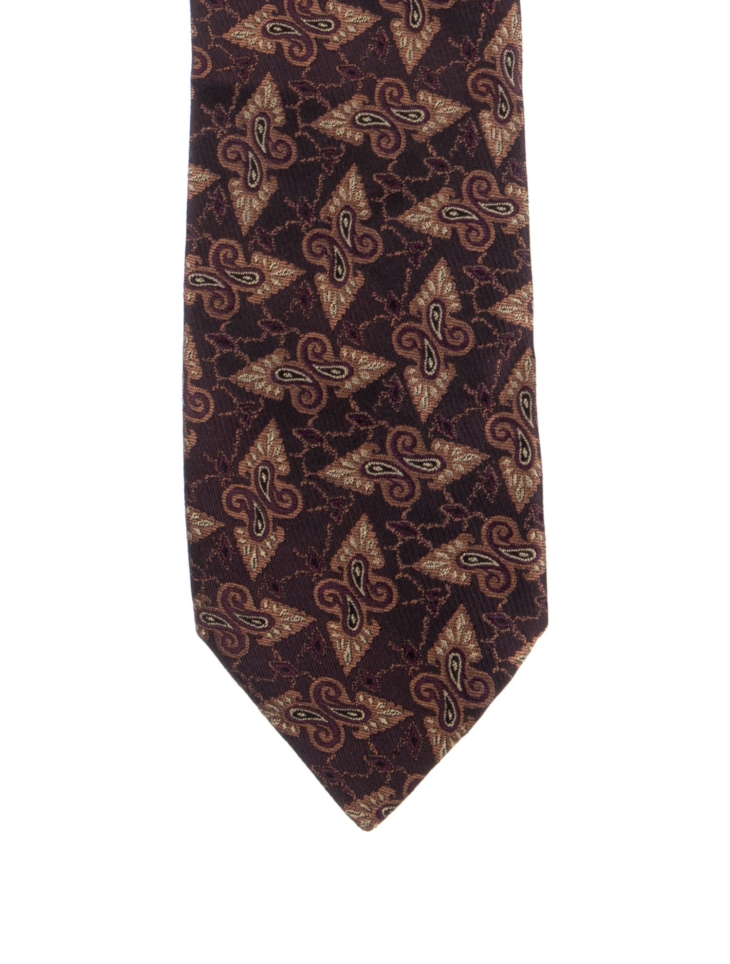 Chanel Vintage Paisley Silk Tie