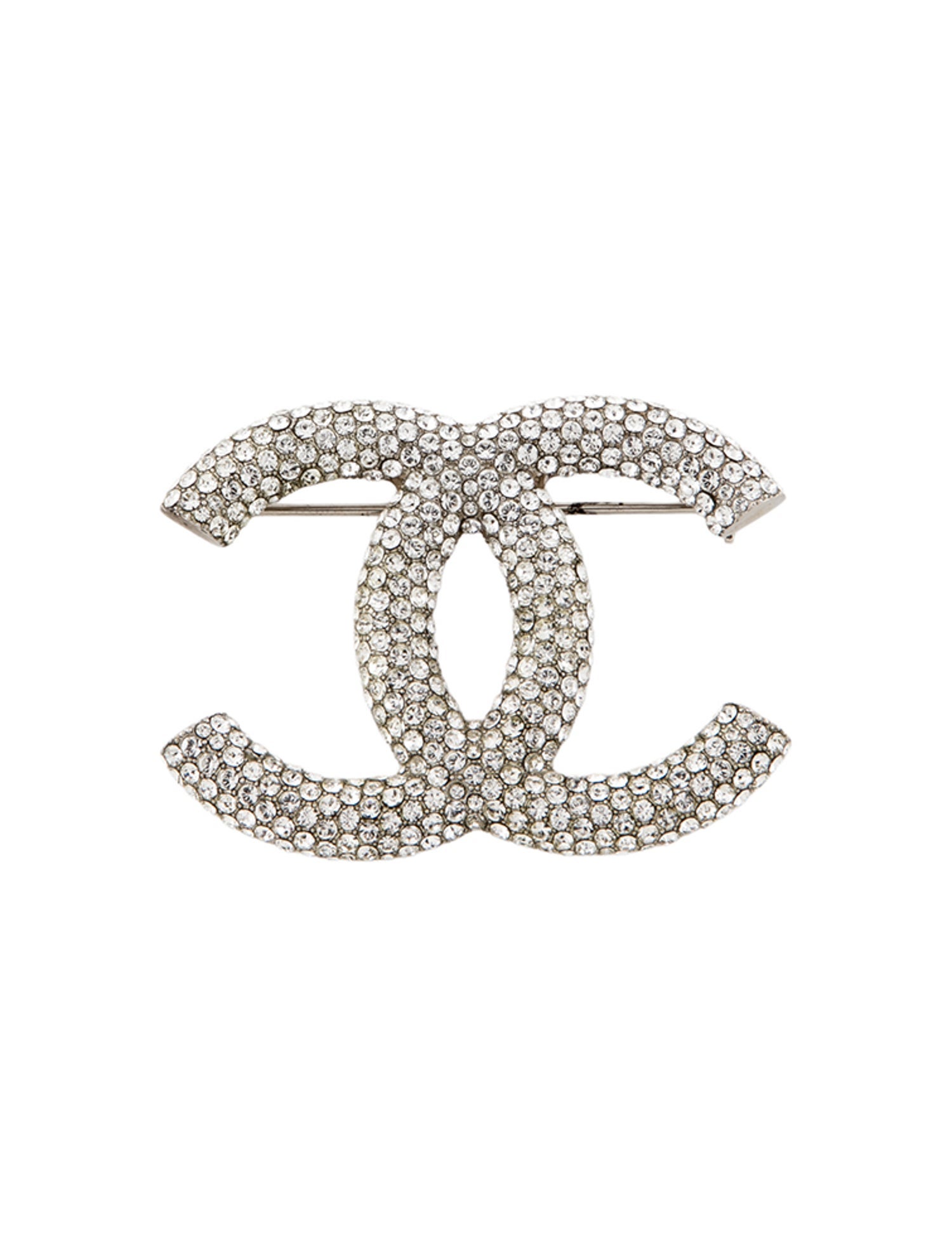 Chanel Strass CC Brooch