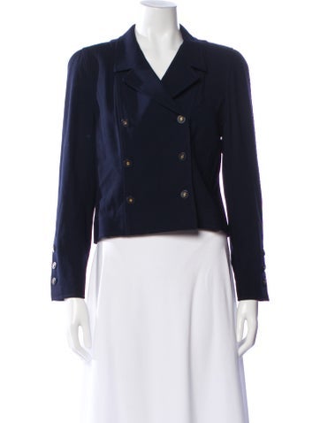 Pre-owned Chanel Vintage 1994 Blazer In Blue