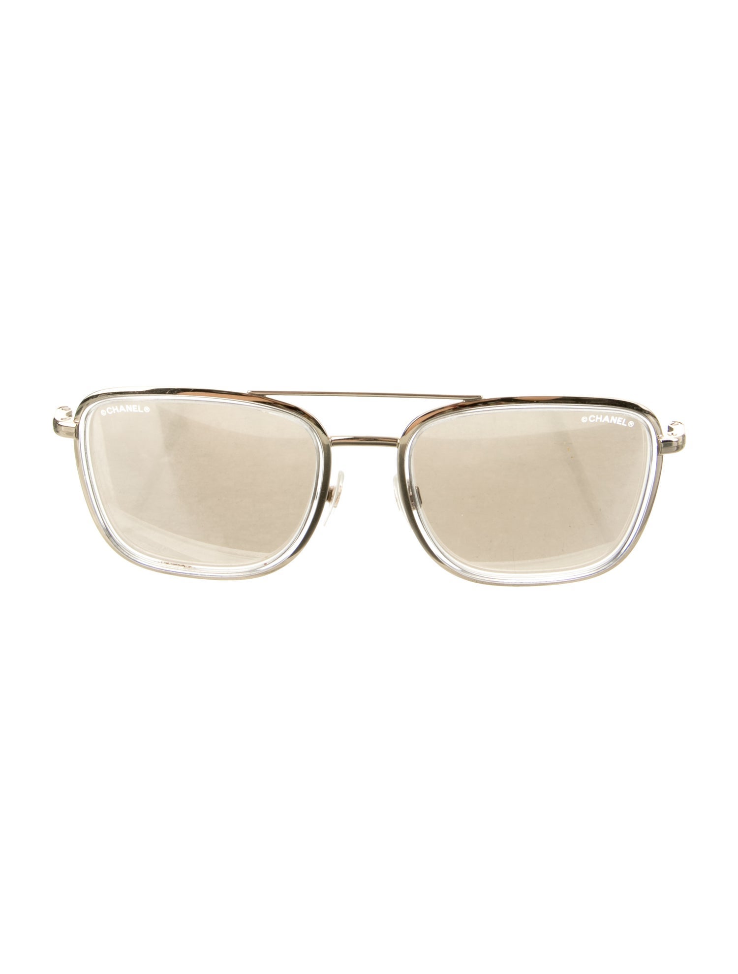 Chanel Interlocking CC Logo Square Sunglasses