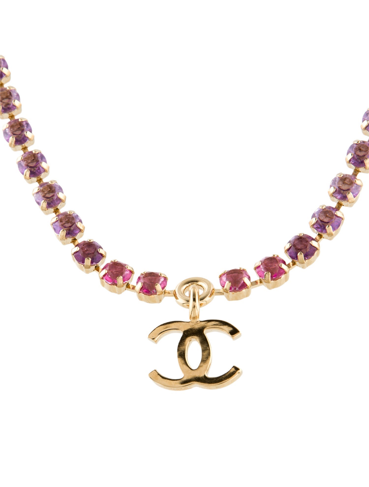 Chanel 2024 Strass CC Choker Necklace