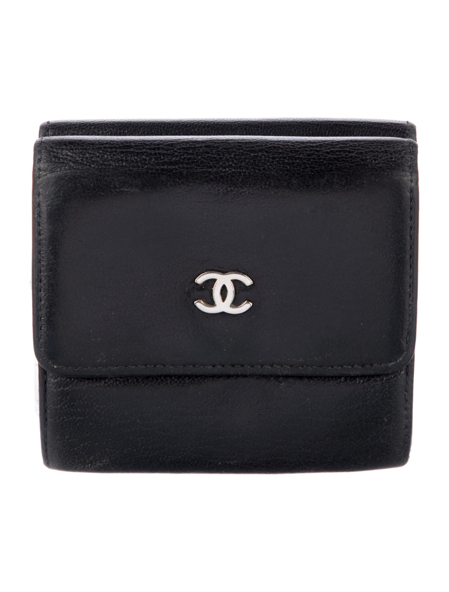 Chanel 2002-2003 Interlocking CC Logo Compact Wallet