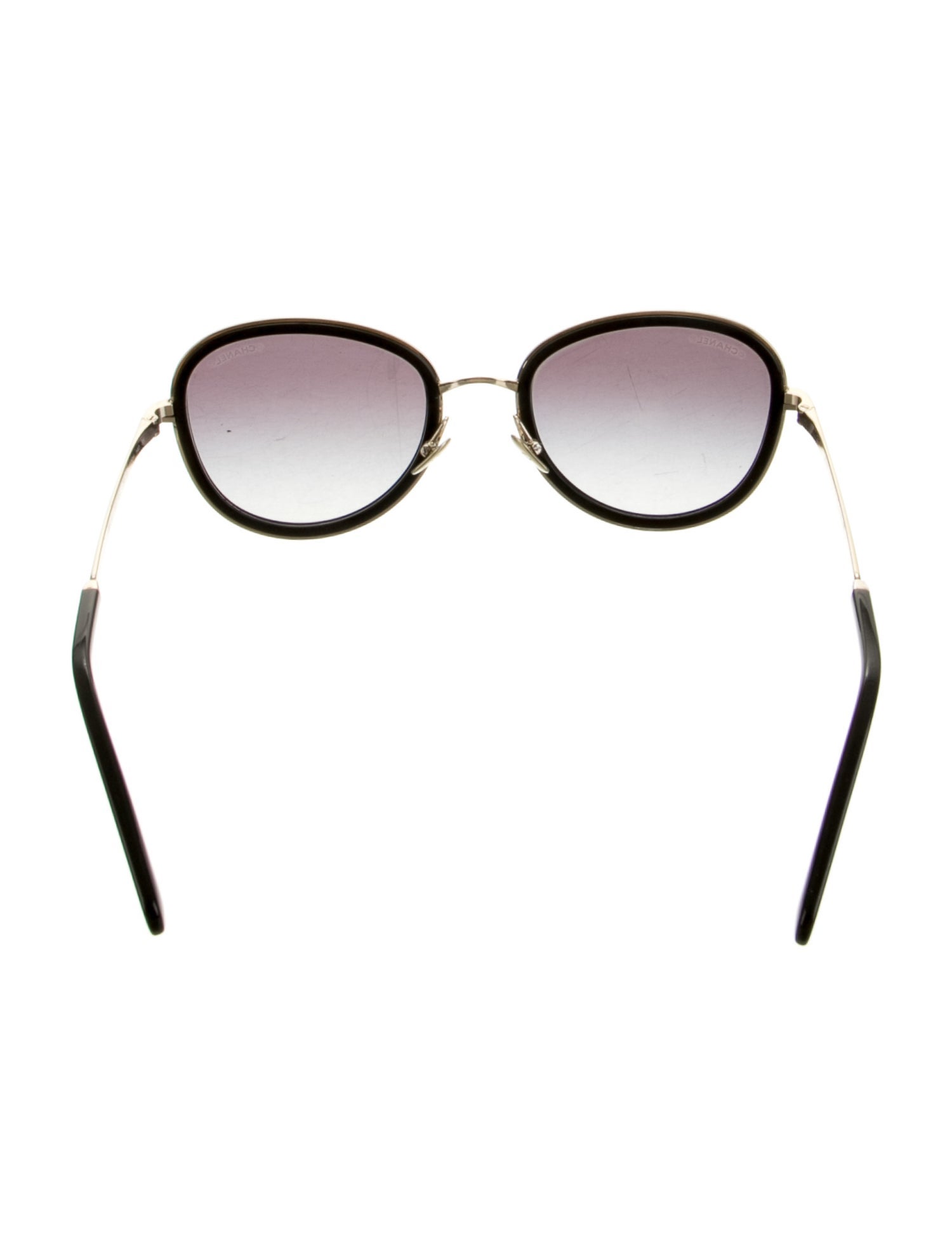 Chanel Interlocking CC Logo Round Sunglasses