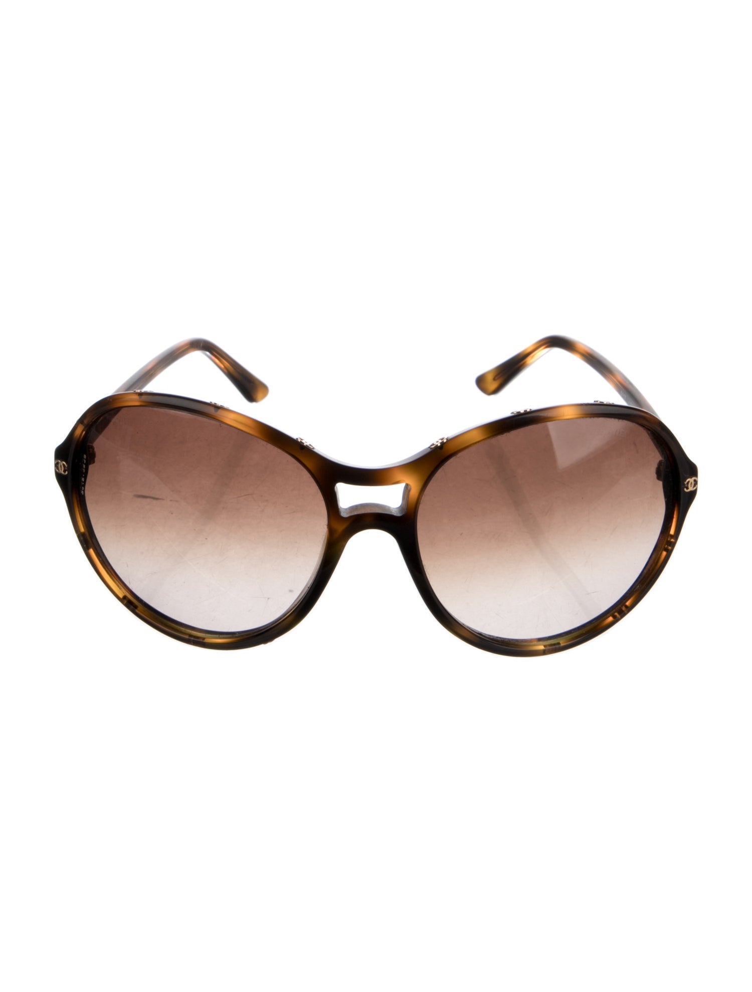 Chanel Interlocking CC Logo Oversize Sunglasses