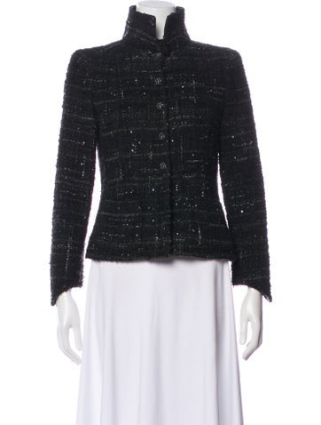 Pre-owned Chanel Vintage 2002 Jacket In Black