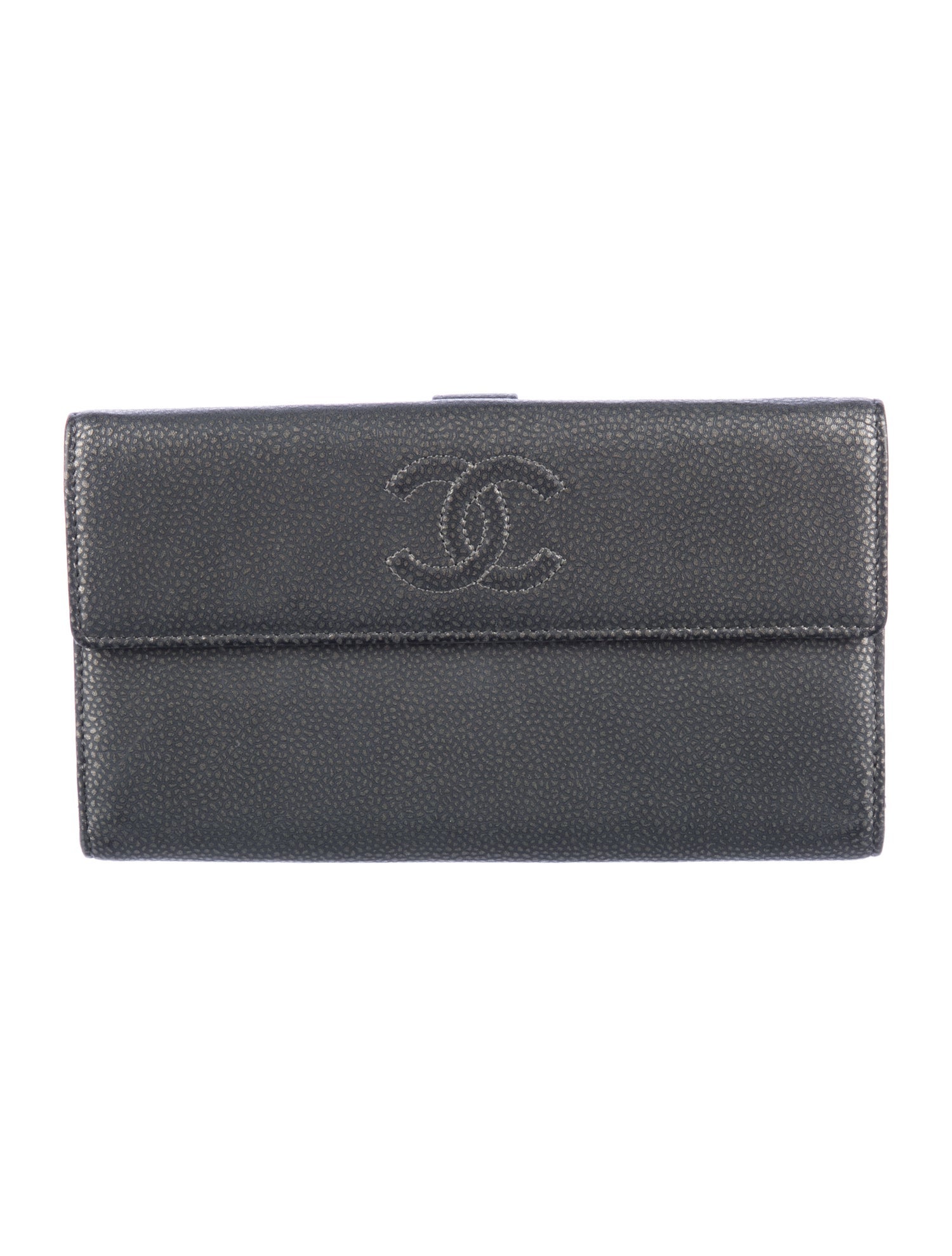 Chanel 2012 Interlocking CC Logo French Purse