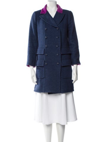 Pre-owned Chanel Vintage 2007 Peacoat In Blue