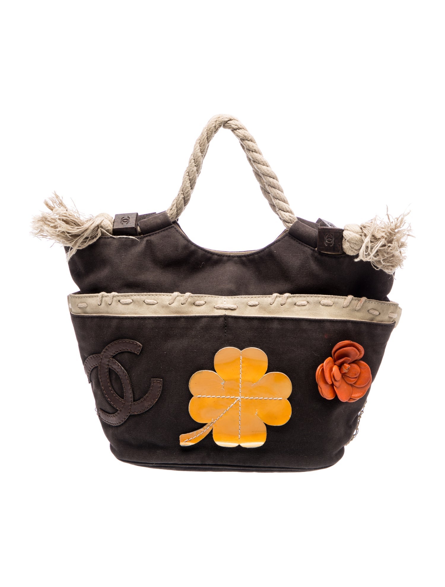 Chanel Camellia Rope Tote