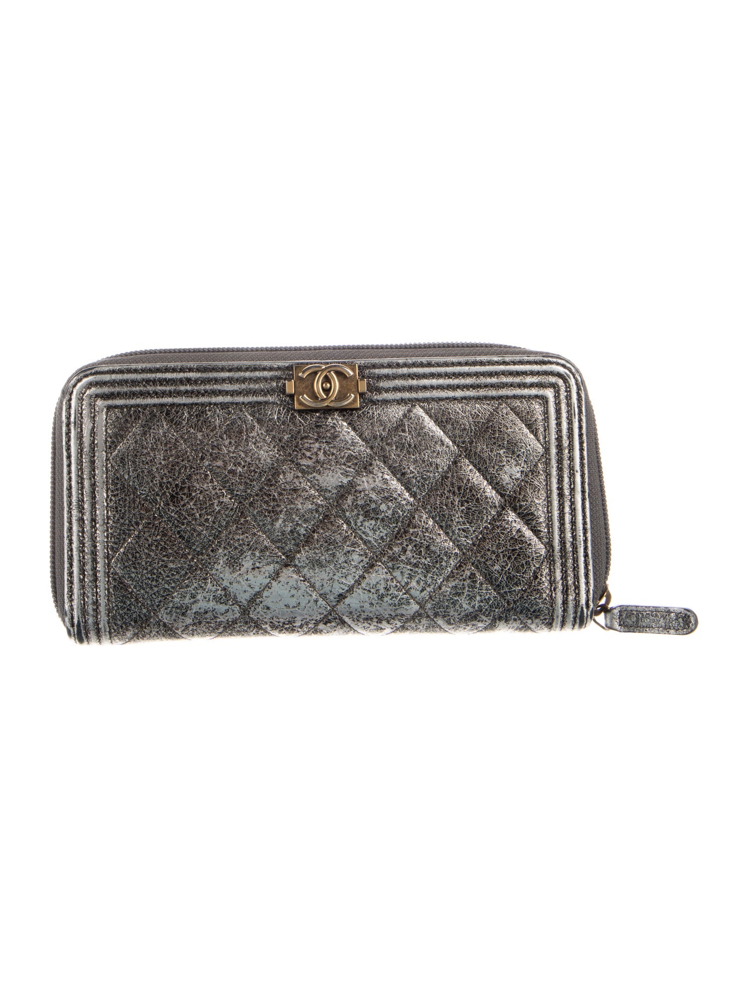 Chanel 2017-2018 Interlocking CC Logo Continental Wallet
