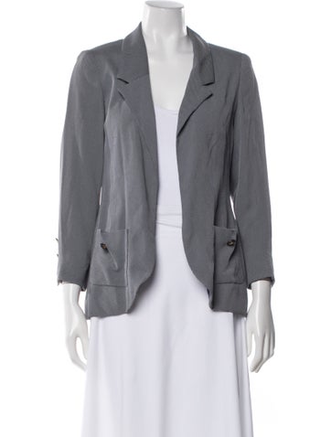 Pre-owned Chanel Vintage 1994 Blazer In Blue