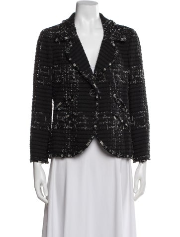 Pre-owned Chanel Vintage 2008 Evening Jacket In Black