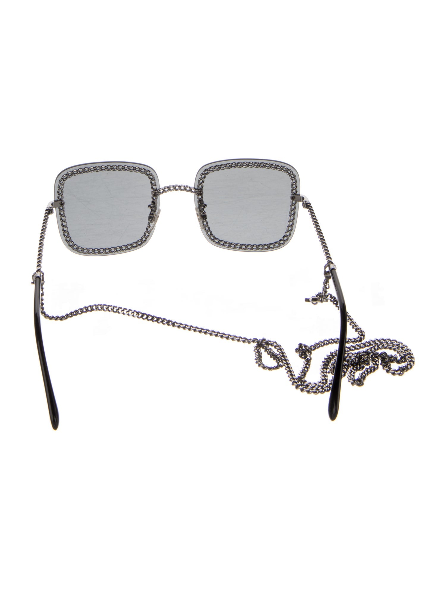 Chanel Interlocking CC Logo Square Sunglasses