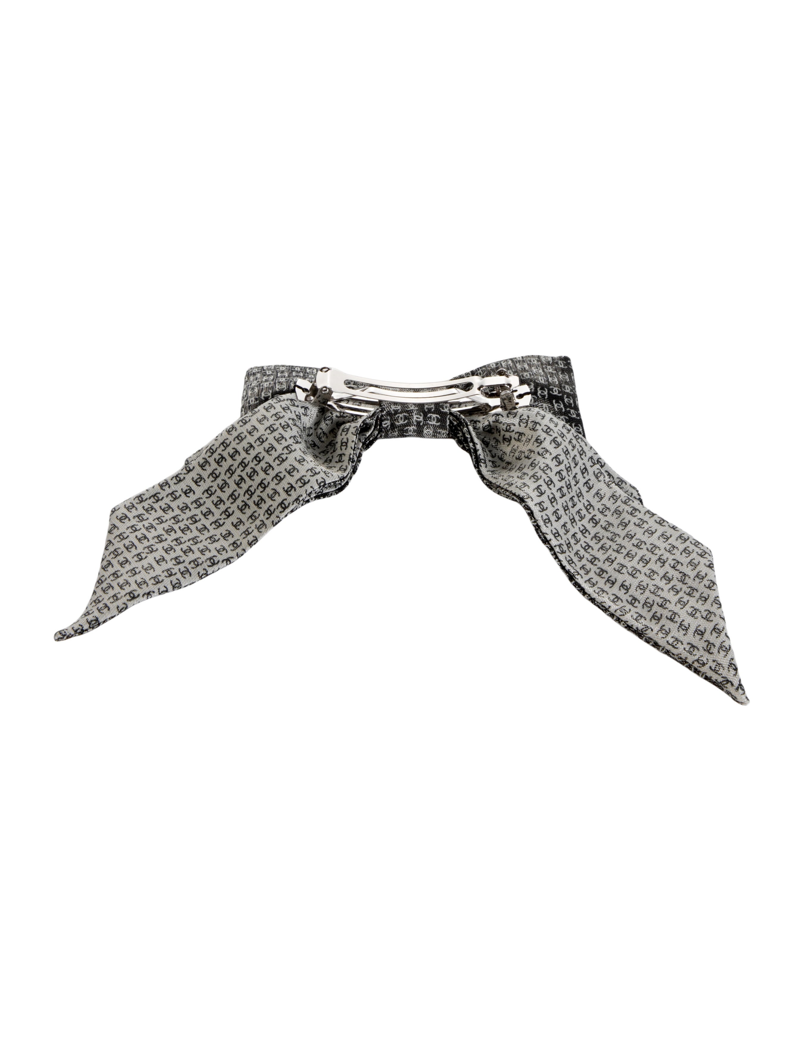 Chanel CC Bow Hair Clip