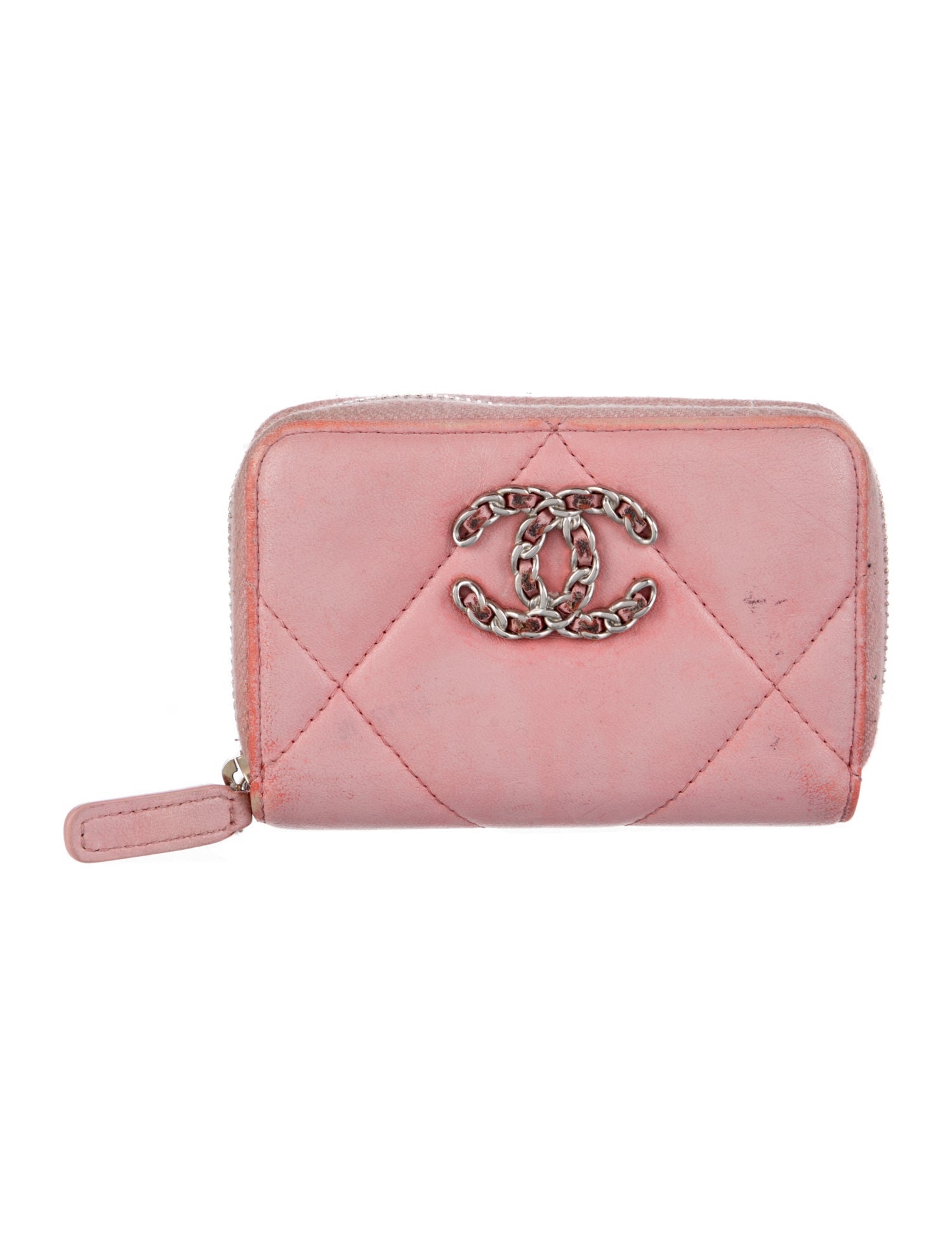 Chanel Interlocking CC Logo Lambskin Wallet