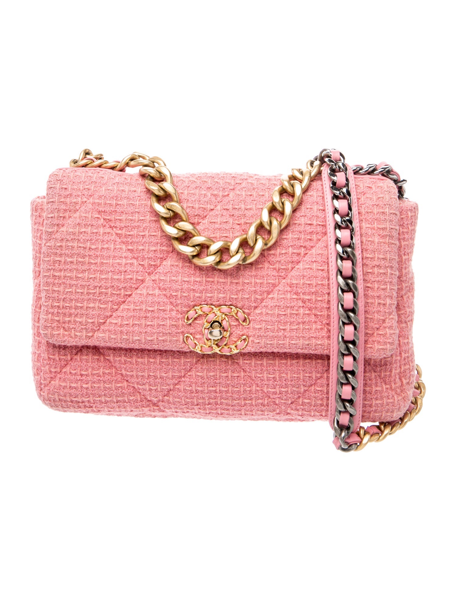 Chanel Chanel Large Tweed 19 Flap Bag