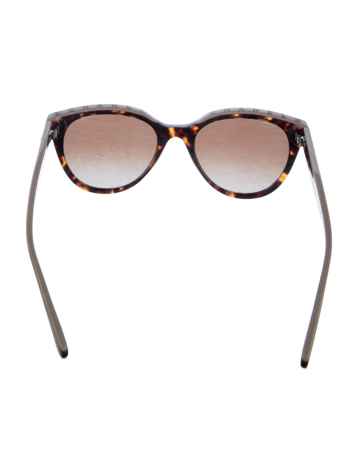 Chanel Interlocking CC Logo Cat-Eye Sunglasses