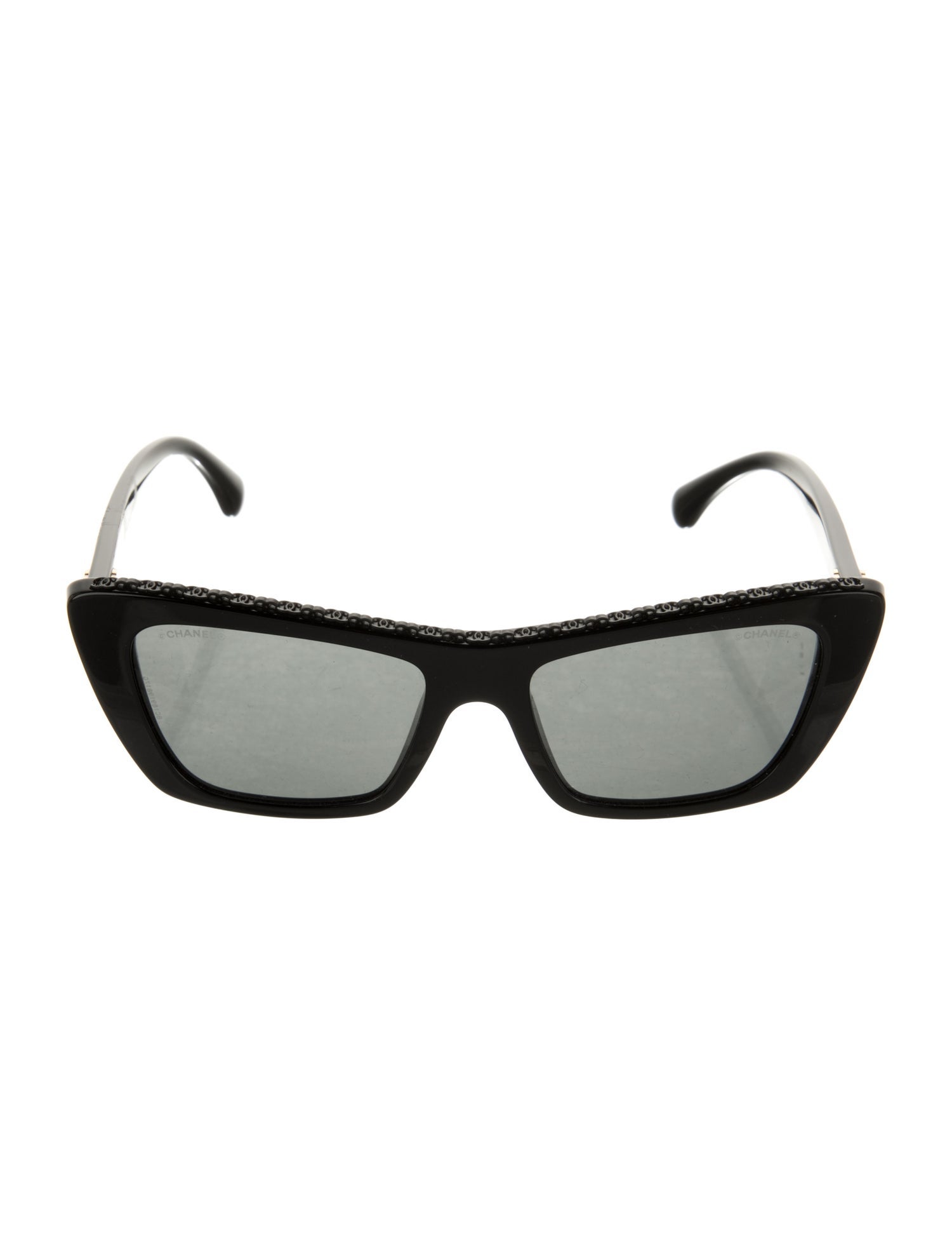 Chanel Interlocking CC Logo Cat-Eye Sunglasses