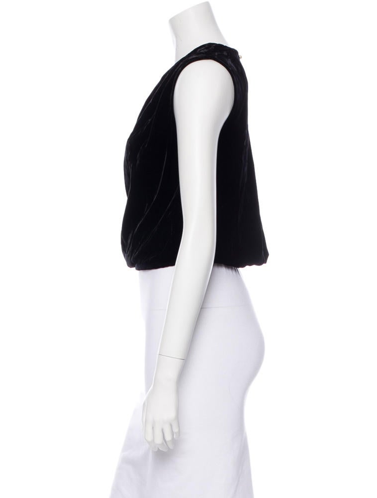 Chanel Velvet Top