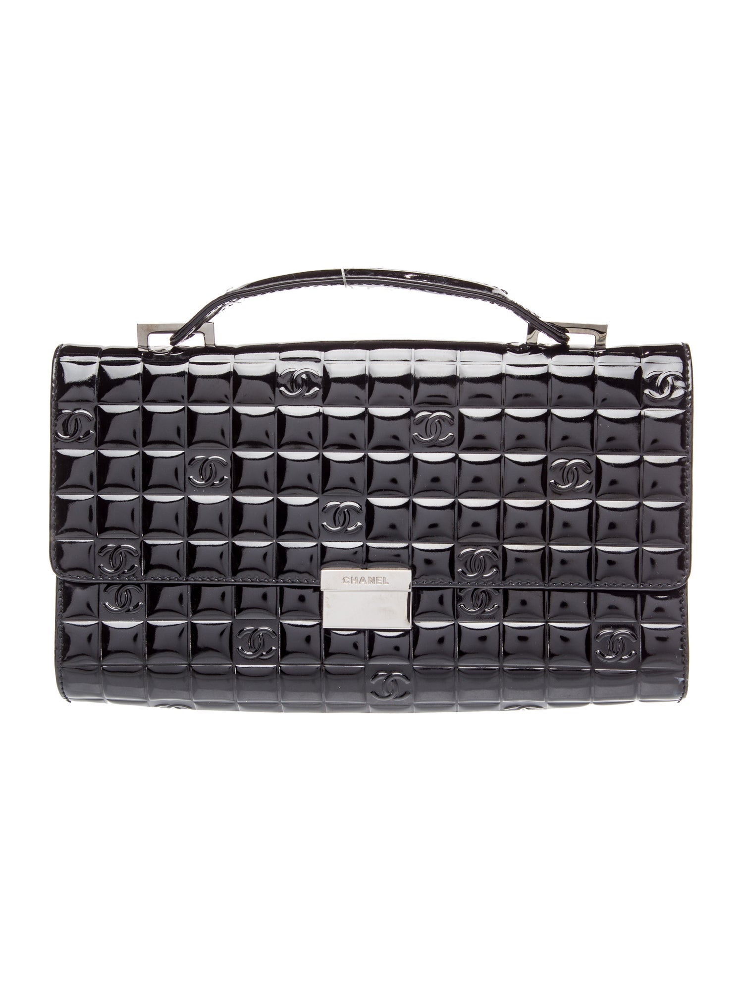 Chanel Chocolate Bar Top Handle Clutch