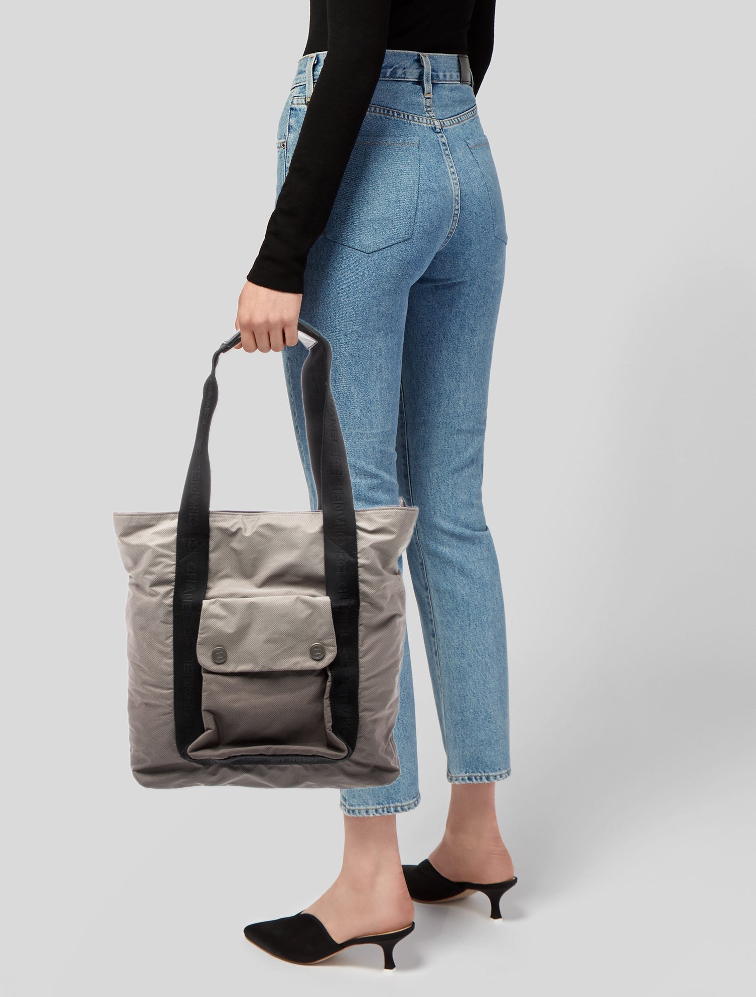 Chanel Sport Ligne Nylon Tote Bag