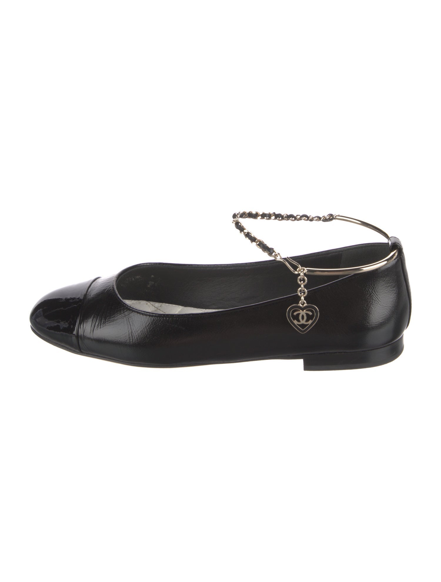 Chanel 2024 Interlocking CC Logo Ballet Flats
