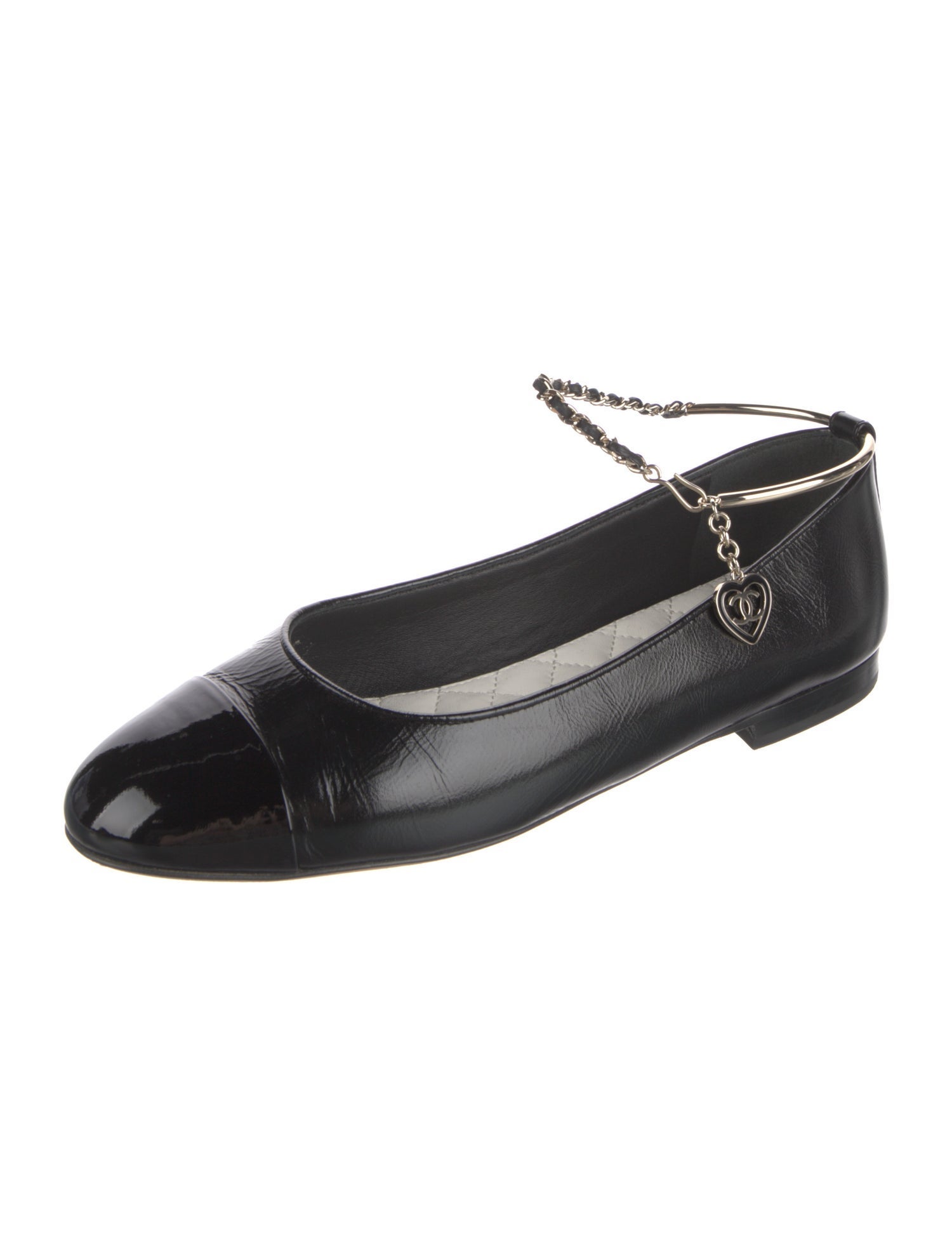 Chanel 2024 Interlocking CC Logo Ballet Flats